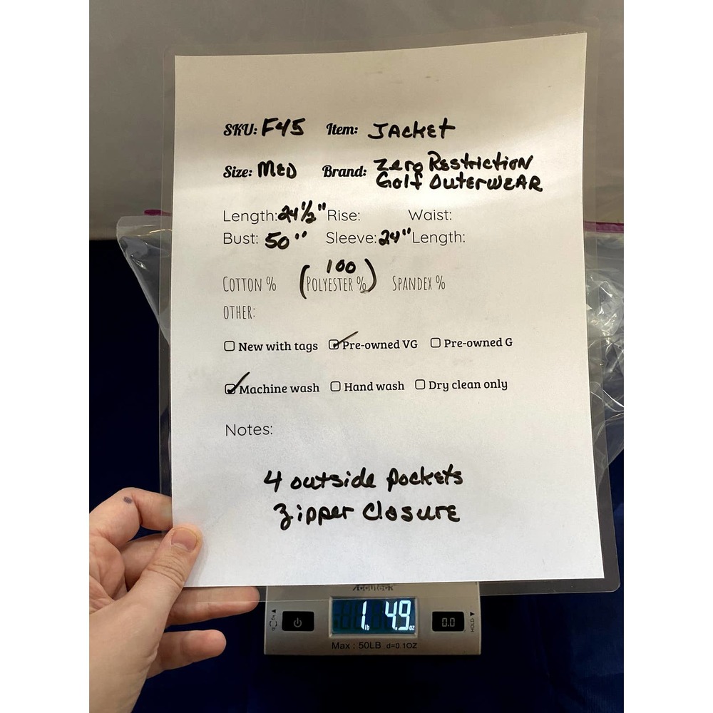 Zero Restriction Golf Outerwear Jacket - image 5